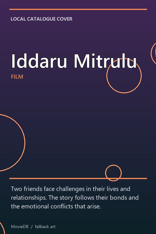 Iddaru Mitrulu poster