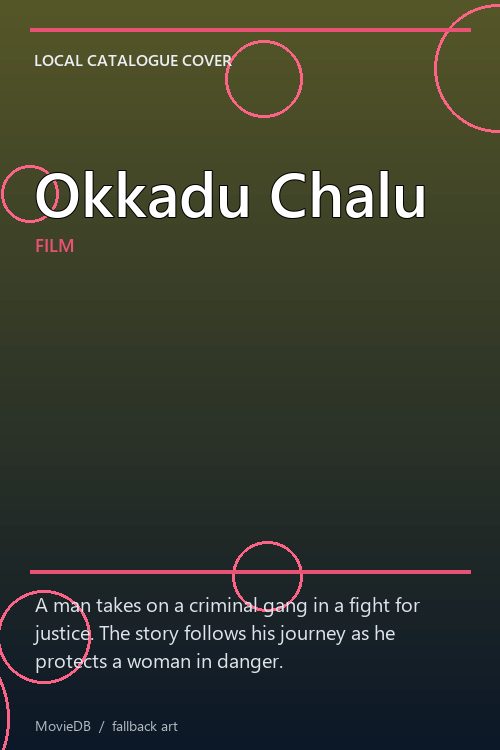 Okkadu Chalu poster
