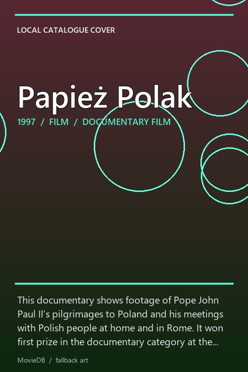 Papież Polak poster