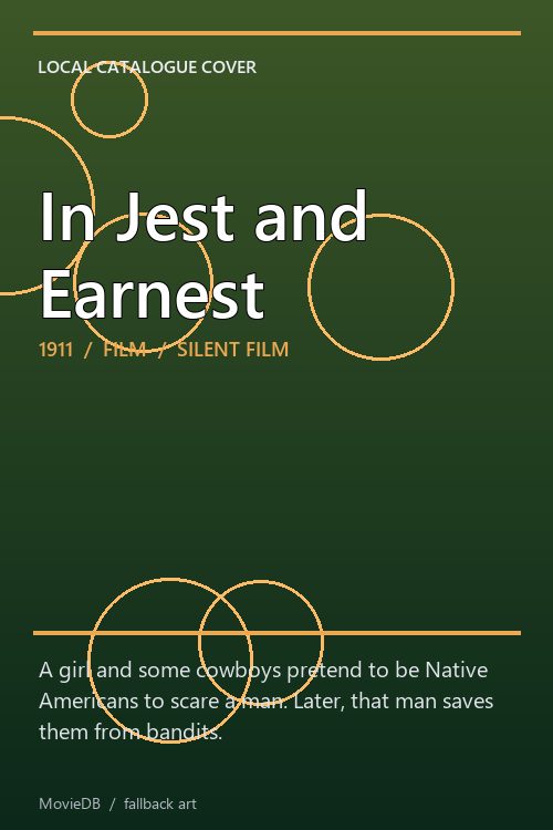 In Jest and Earnest poster