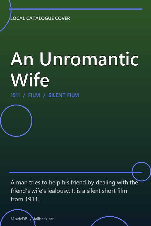 An Unromantic Wife poster