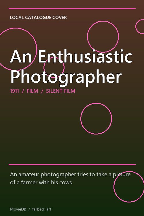 An Enthusiastic Photographer poster