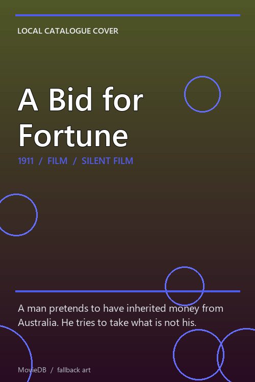 A Bid for Fortune poster