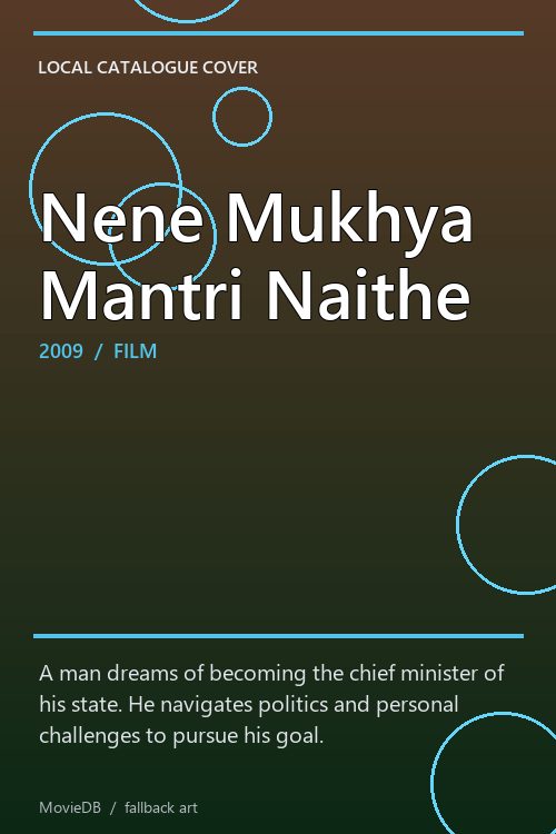 Nene Mukhya Mantri Naithe poster