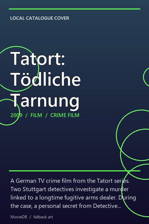 Tatort: Tödliche Tarnung poster
