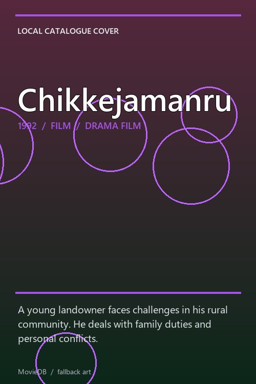 Chikkejamanru poster