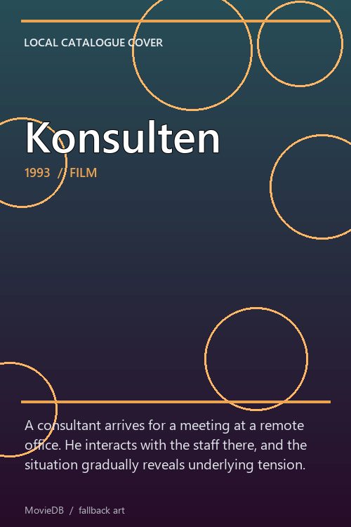 Konsulten poster