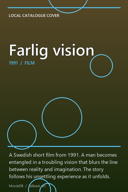 Farlig vision poster
