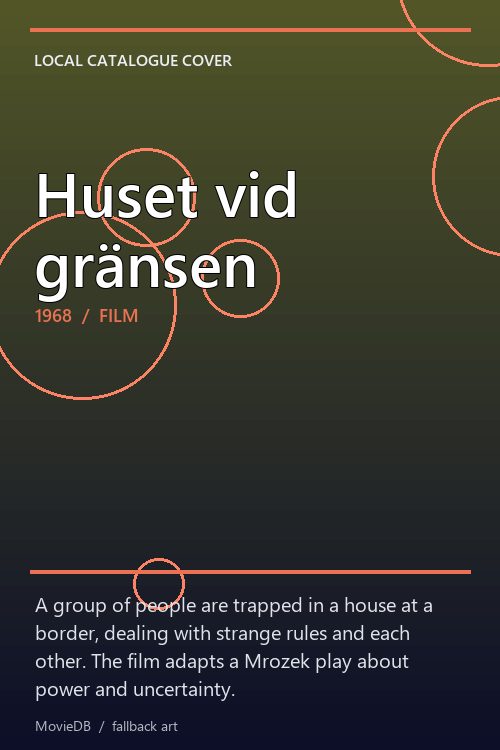 Huset vid gränsen poster