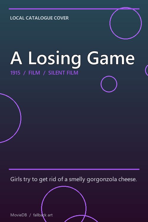 A Losing Game poster