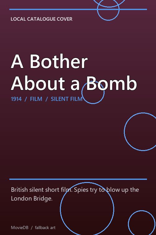 A Bother About a Bomb poster