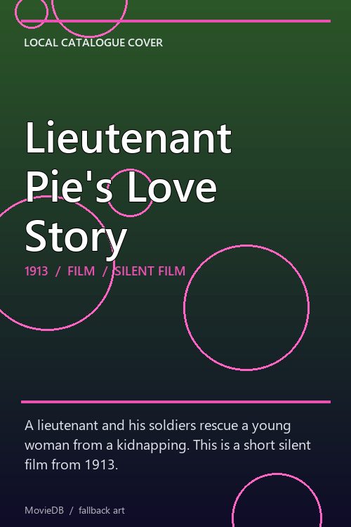 Lieutenant Pie's Love Story poster