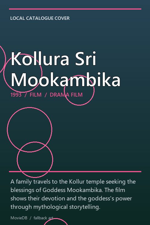 Kollura Sri Mookambika poster