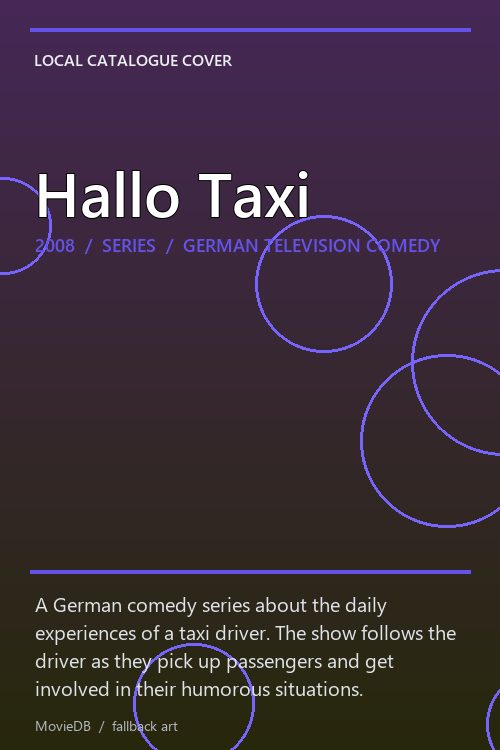 Hallo Taxi poster
