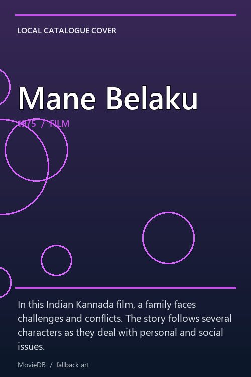 Mane Belaku poster