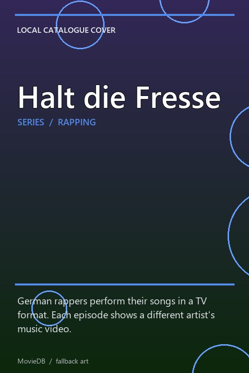 Halt die Fresse poster