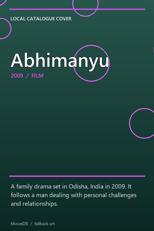 Abhimanyu poster