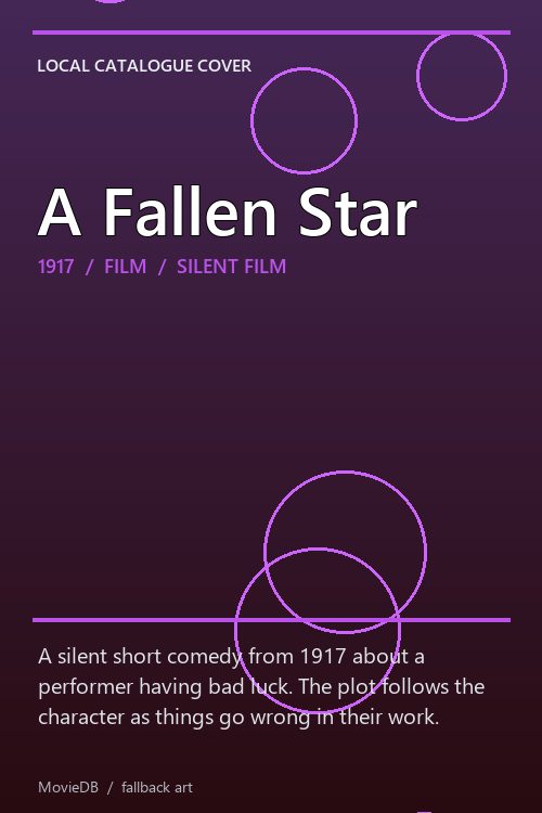 A Fallen Star poster