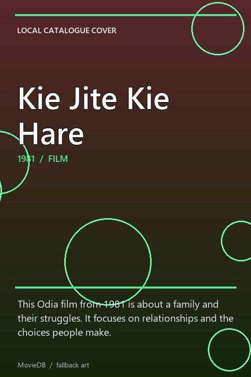 Kie Jite Kie Hare poster