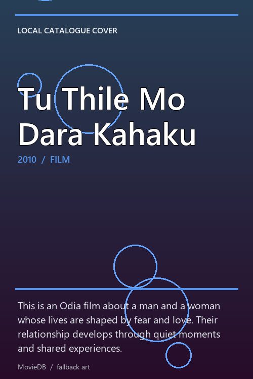 Tu Thile Mo Dara Kahaku poster