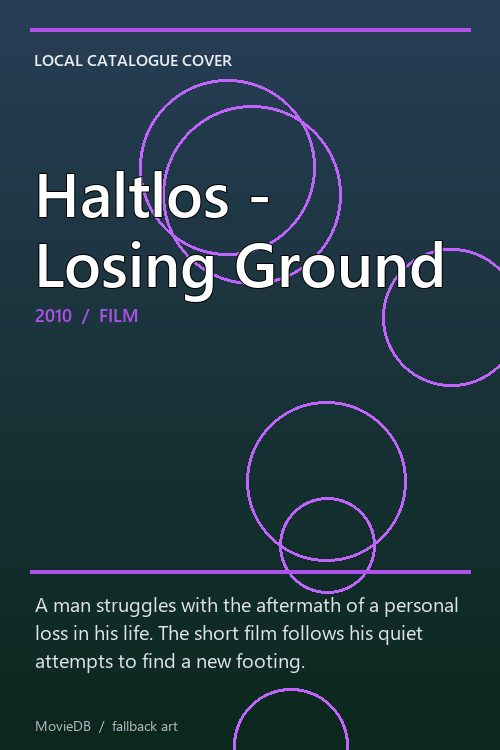 Haltlos - Losing Ground poster