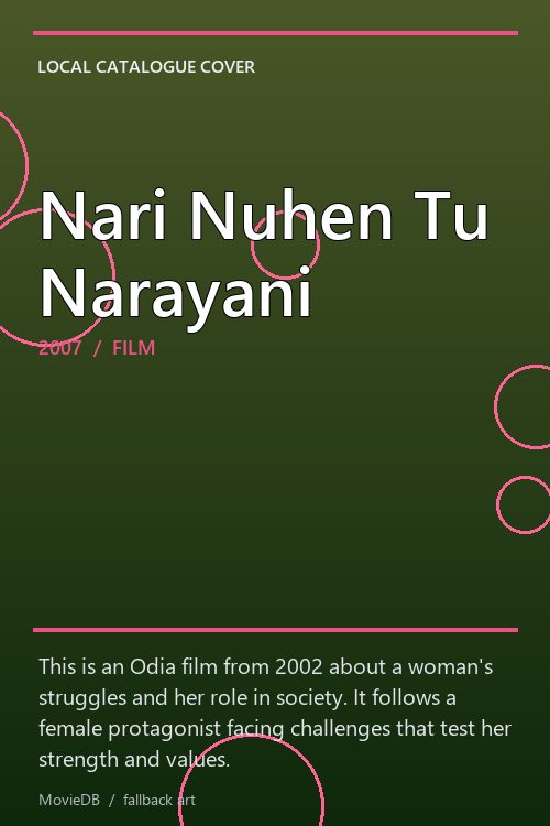 Nari Nuhen Tu Narayani poster