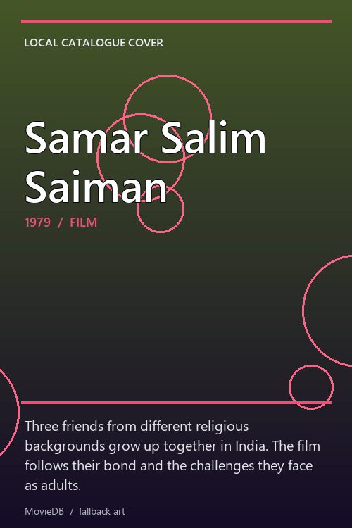 Samar Salim Saiman poster