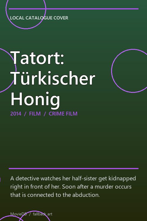 Tatort: Türkischer Honig poster