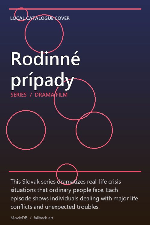 Rodinné prípady poster