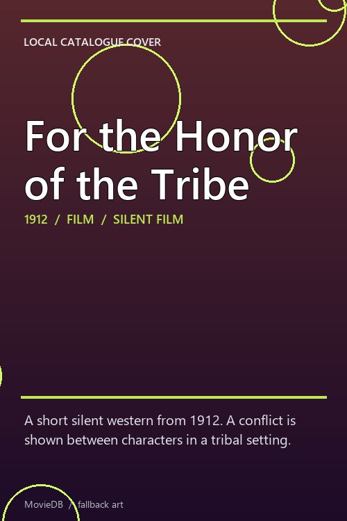 For the Honor of the Tribe poster