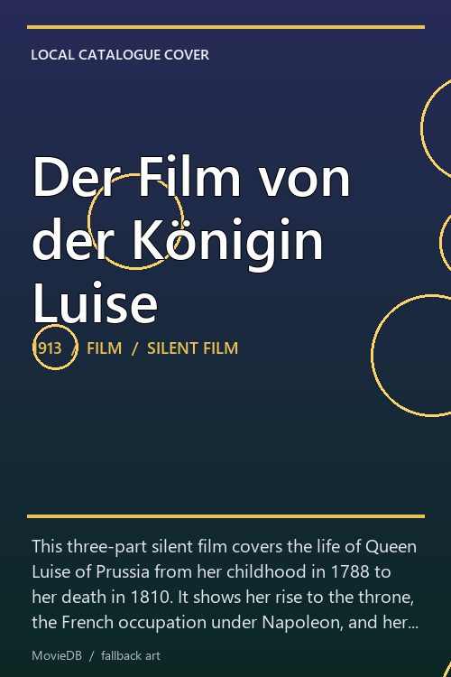 Der Film von der Königin Luise poster