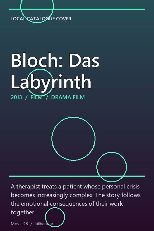 Bloch: Das Labyrinth poster