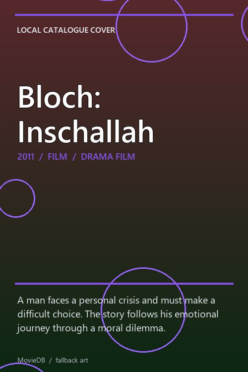 Bloch: Inschallah poster