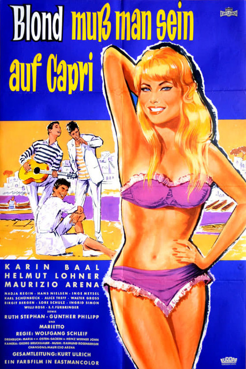 You Must Be Blonde on Capri poster