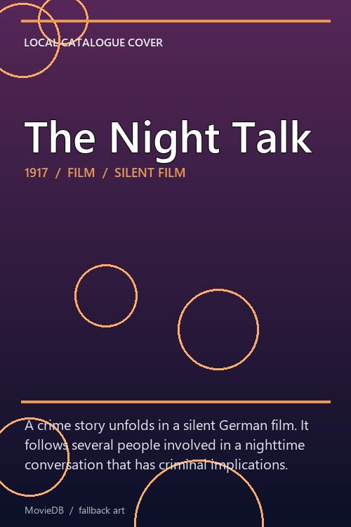 The Night Talk poster