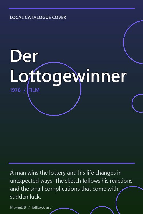 Der Lottogewinner poster