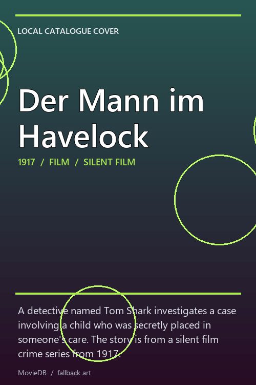 Der Mann im Havelock poster