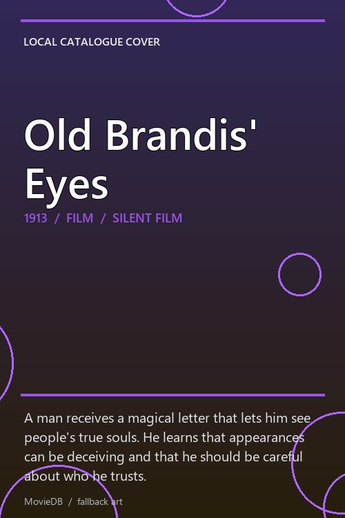 Old Brandis' Eyes poster