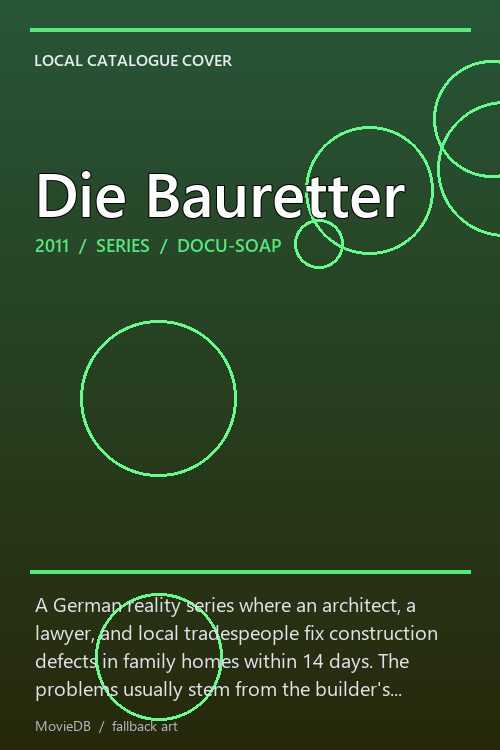 Die Bauretter poster