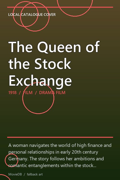 The Queen of the Stock Exchange poster
