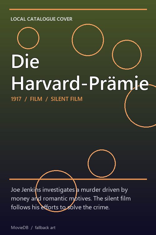 Die Harvard-Prämie poster