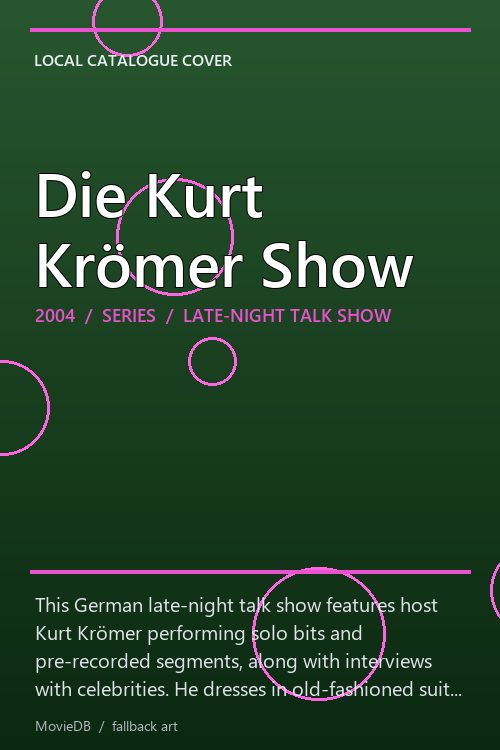 Die Kurt Krömer Show poster