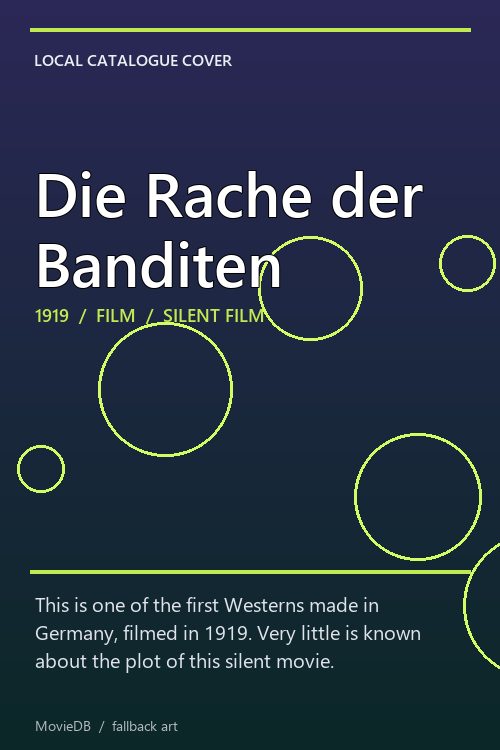 Die Rache der Banditen poster