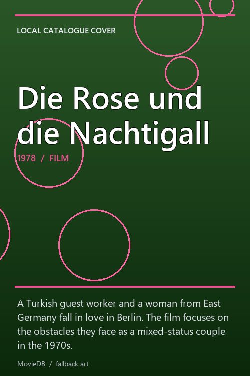 Die Rose und die Nachtigall poster