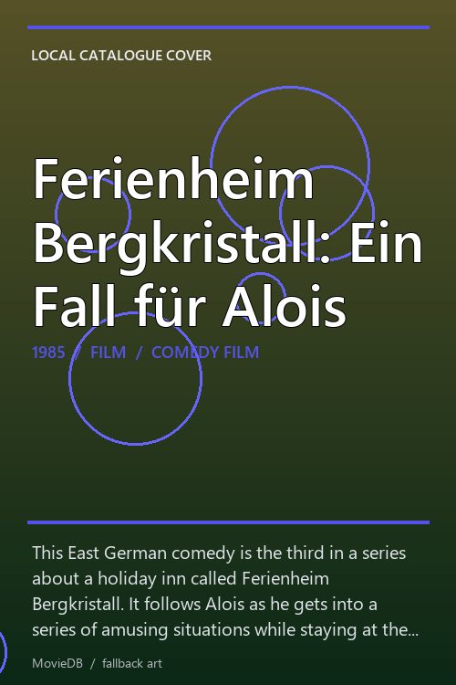 Ferienheim Bergkristall: Ein Fall für Alois poster