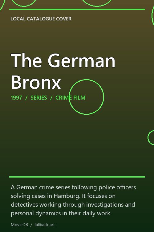The German Bronx poster