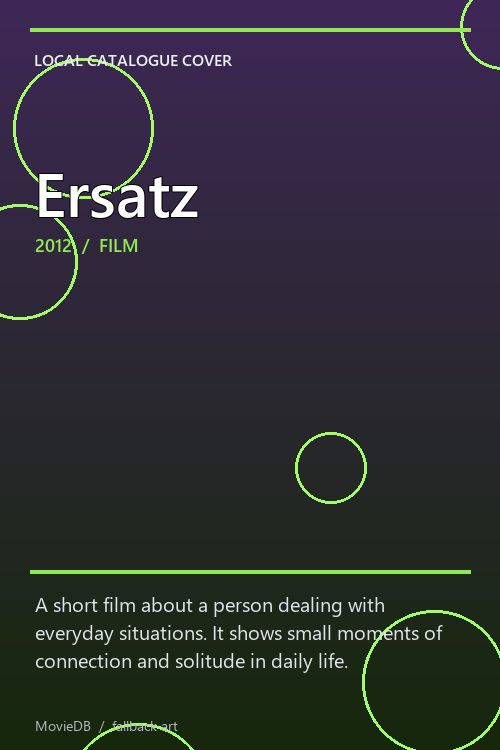 Ersatz poster