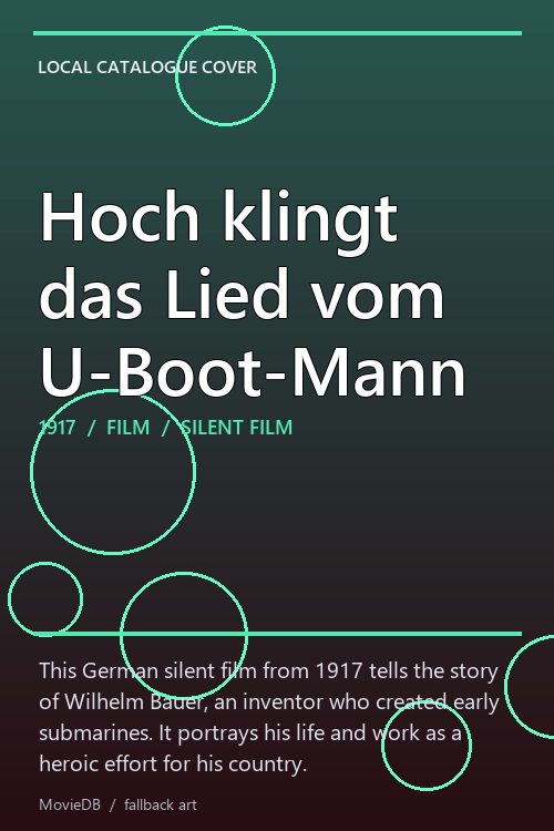Hoch klingt das Lied vom U-Boot-Mann poster