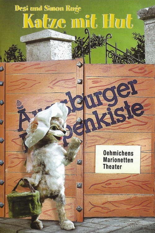 Katze mit Hut poster