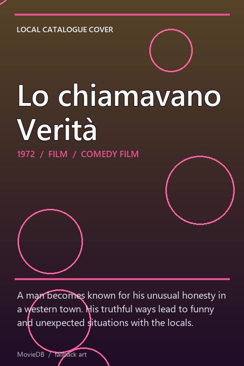 Lo chiamavano Verità poster